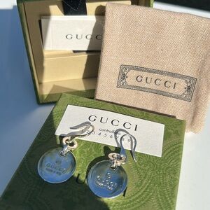 New genuine Gucci sterling Silver 925 earrings.